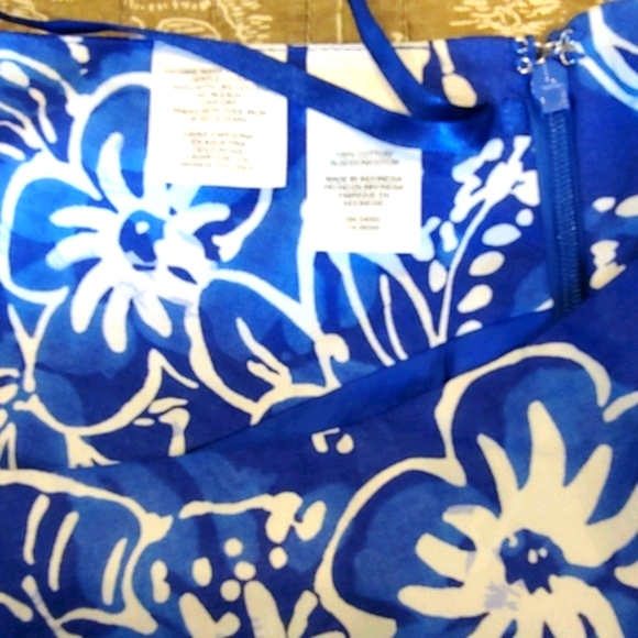 💟H.P.💟Jones New York Signature Batic Blue Skirt - Picture 4 of 4